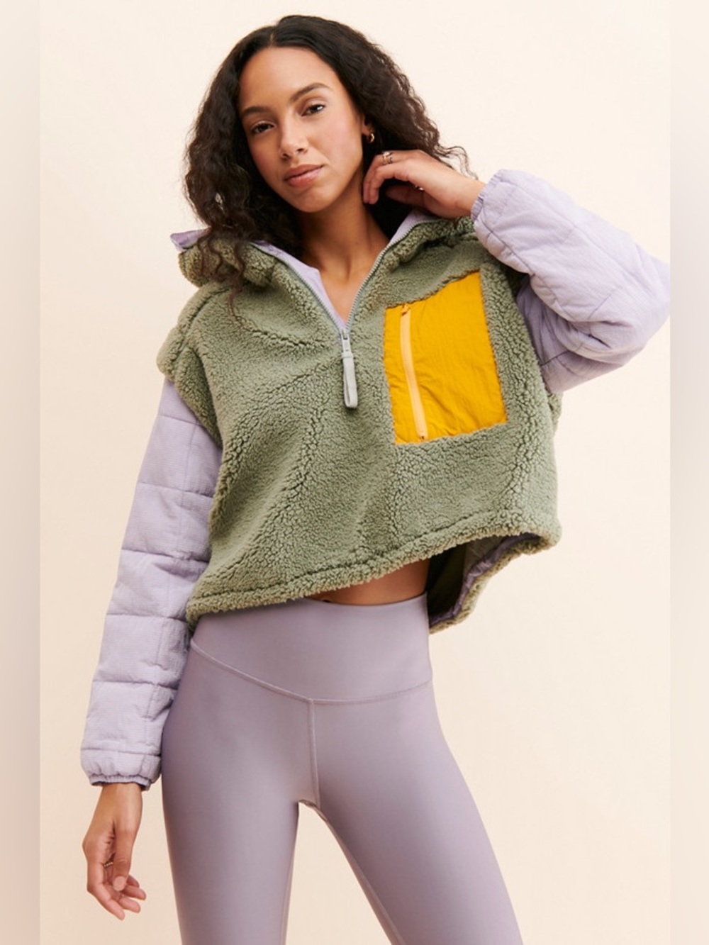 FP Movement by Free People Scenic Route Colorblock Pullover
